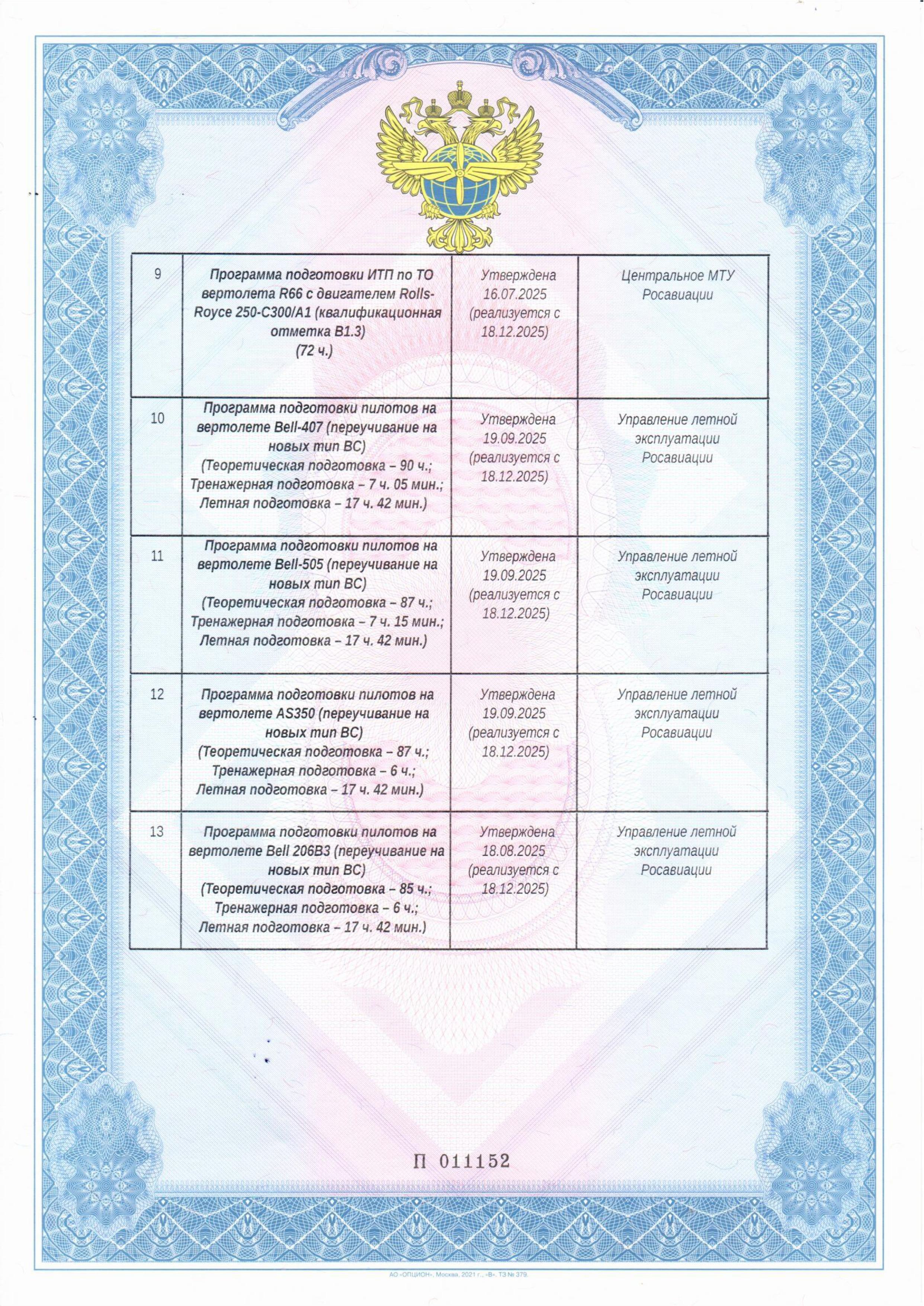 Сертификат АУЦ